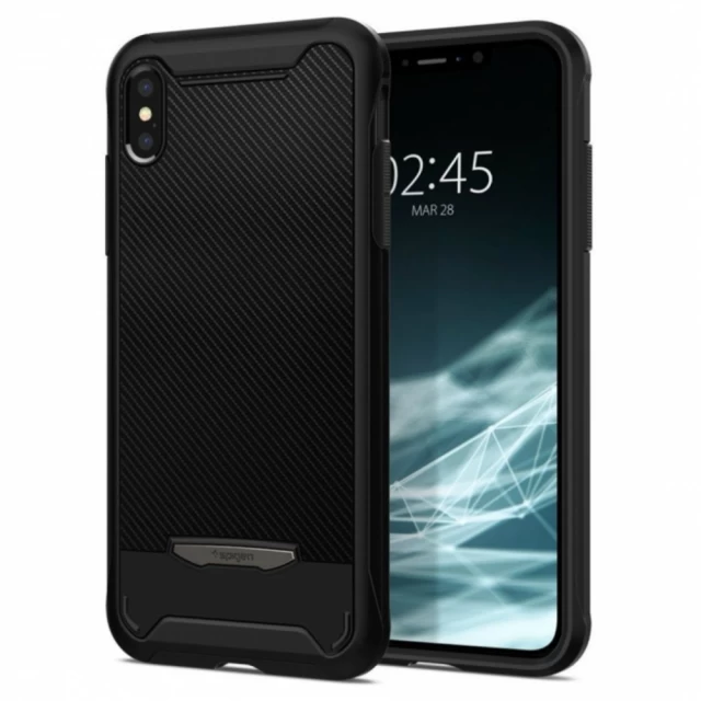 Чехол Spigen для iPhone XS Hybrid NX Black (063CS24946)