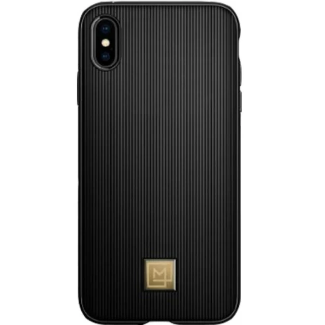 Чехол Spigen для iPhone XS La Manon Classy Black (063CS24962)