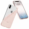 Чехол Spigen для iPhone XS Liquid Crystal Glitter Rose Quartz (063CS25112)