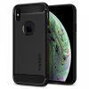 Чохол Spigen для iPhone XS Rugged Armor Matte Black (063CS25113)