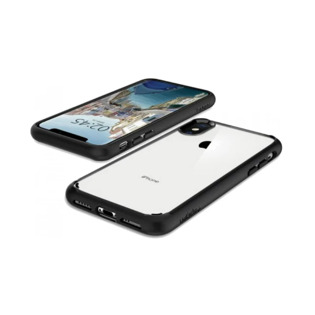 Чохол Spigen для iPhone XS Ultra Hybrid Matte Black (063CS25116)