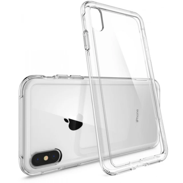 Чехол Spigen для iPhone XS Crystal Hybrid Crystal Clear (063CS25140)