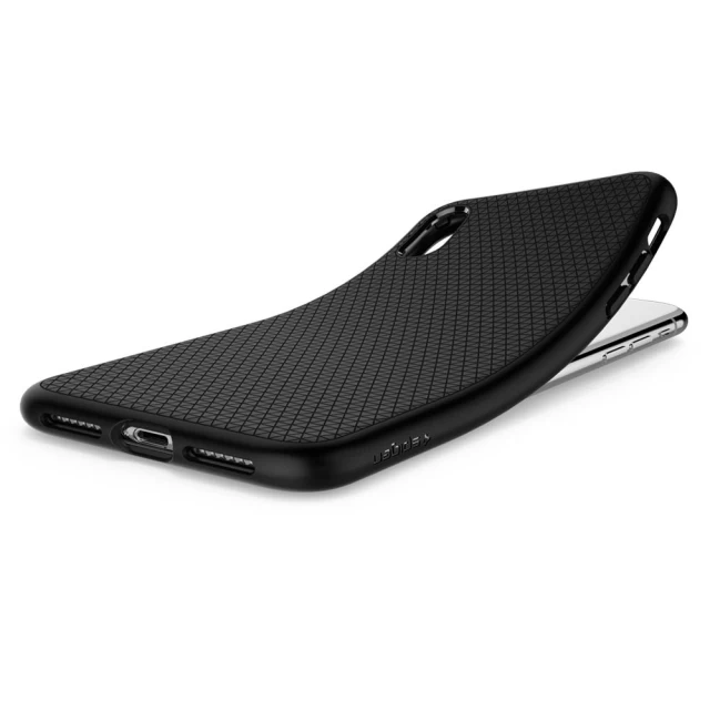Чехол Spigen для iPhone XR Liquid Air Matte Black (064CS24872)