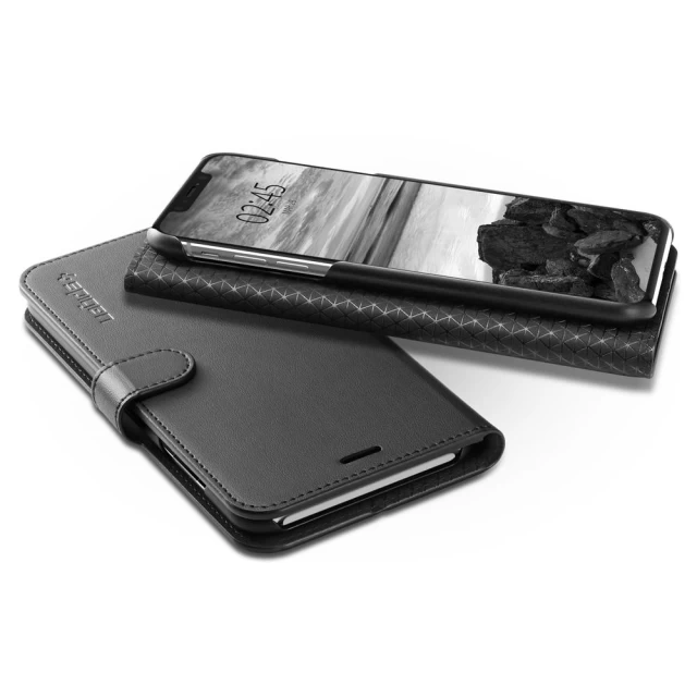Чохол Spigen для iPhone XS Max Wallet S Black (065CS24841)