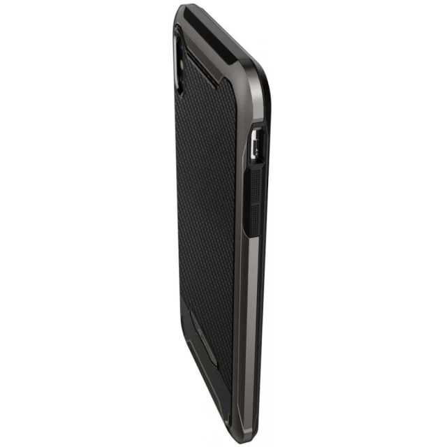 Чохол Spigen для iPhone XS Max Hybrid NX Gunmetal (065CS24863)