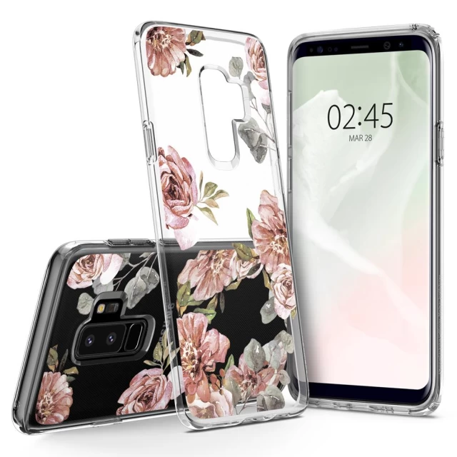 Чехол Spigen для Galaxy S9 Plus Liquid Crystal Blossom Flower (593CS22916)