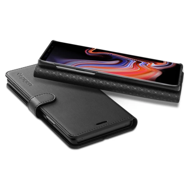 Чохол Spigen для Galaxy Note 9 Case Wallet S Black (599CS24579)