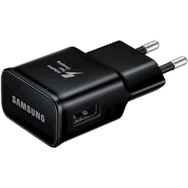 Мережевий зарядний пристрій Samsung FC 15W USB-A with USB-C to USB-A Cable 1.5m Black (EP-TA20EBECGRU)