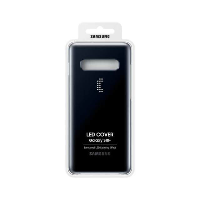 Чехол Samsung LED Cover Black для Galaxy S10 Plus (G975) (EF-KG975CBEGRU)