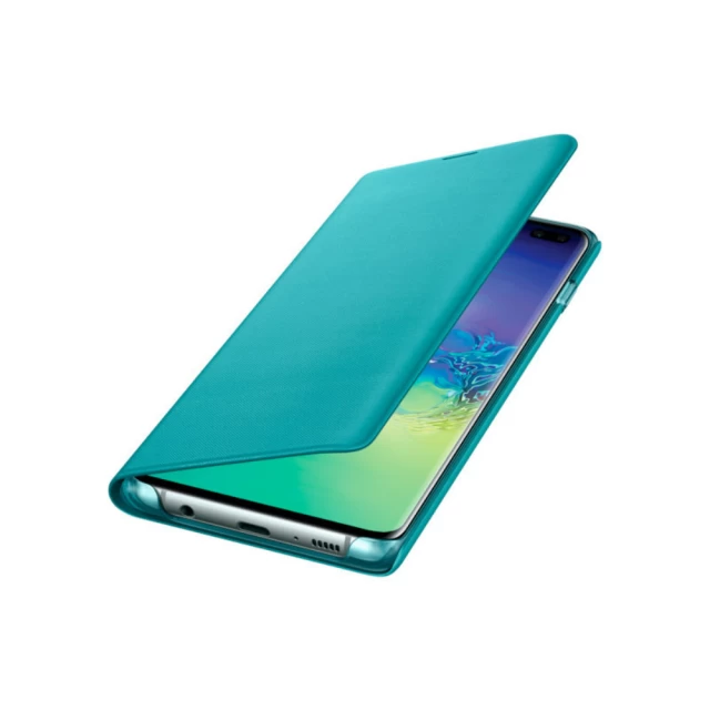 Чехол Samsung LED View Cover Green для Galaxy S10 Plus (G975) (EF-NG975PGEGRU)