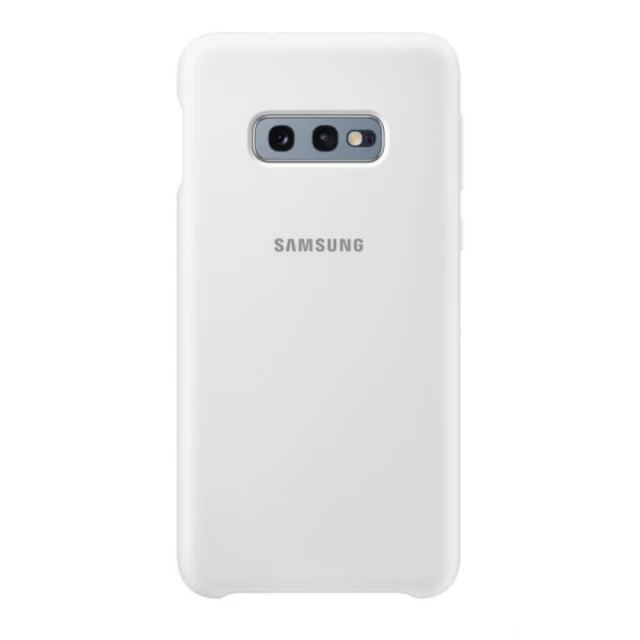 Чехол Samsung Silicone Cover White для Galaxy S10e (G970) (EF-PG970TWEGRU)