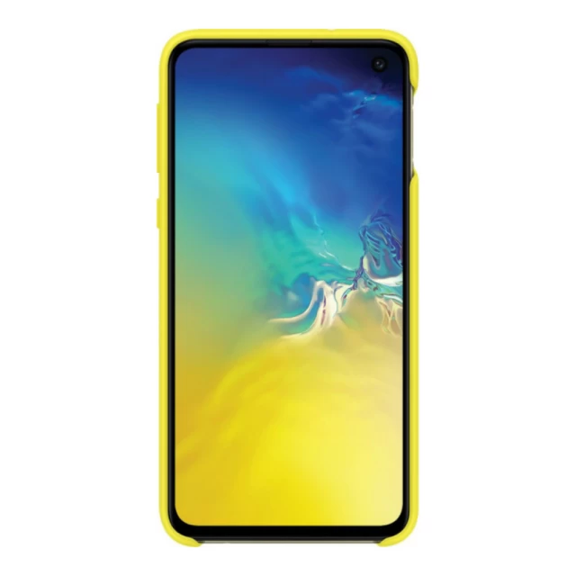 Чохол Samsung Silicone Cover Yellow для Galaxy S10e (G970) (EF-PG970TYEGRU)