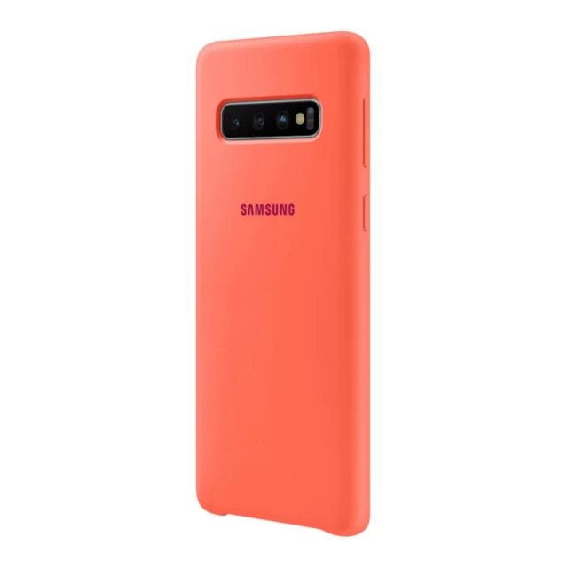 Чохол Samsung Silicone Cover Berry Pink для Galaxy S10 (G973) (EF-PG973THEGRU)