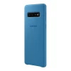 Чохол Samsung Silicone Cover Blue для Galaxy S10 (G973) (EF-PG973TLEGRU)