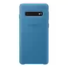 Чохол Samsung Silicone Cover Blue для Galaxy S10 (G973) (EF-PG973TLEGRU)