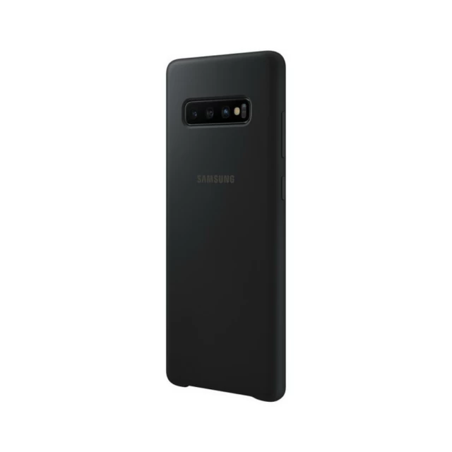 Чехол Samsung Silicone Cover Black для Galaxy S10 Plus (G975) (EF-PG975TBEGRU)
