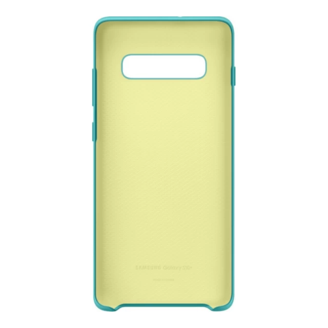 Чохол Samsung Silicone Cover Green для Galaxy S10 Plus (G975) (EF-PG975TGEGRU)