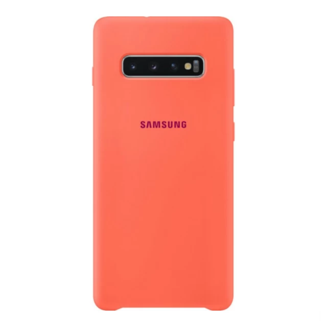 Чехол Samsung Silicone Cover Berry Pink для Galaxy S10 Plus (G975) (EF-PG975THEGRU)