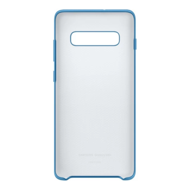 Чехол Samsung Silicone Cover Blue для Galaxy S10 Plus (G975) (EF-PG975TLEGRU)