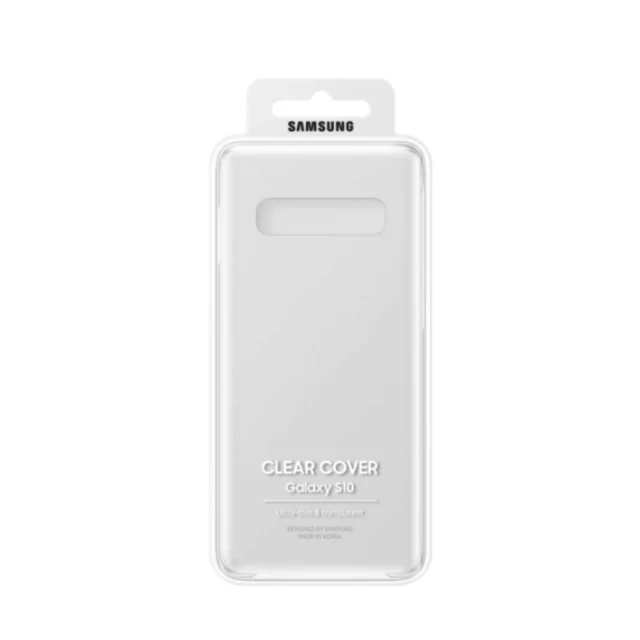 Чохол Samsung Clear Cover Transparent для Galaxy S10 (G973) (EF-QG973CTEGRU)