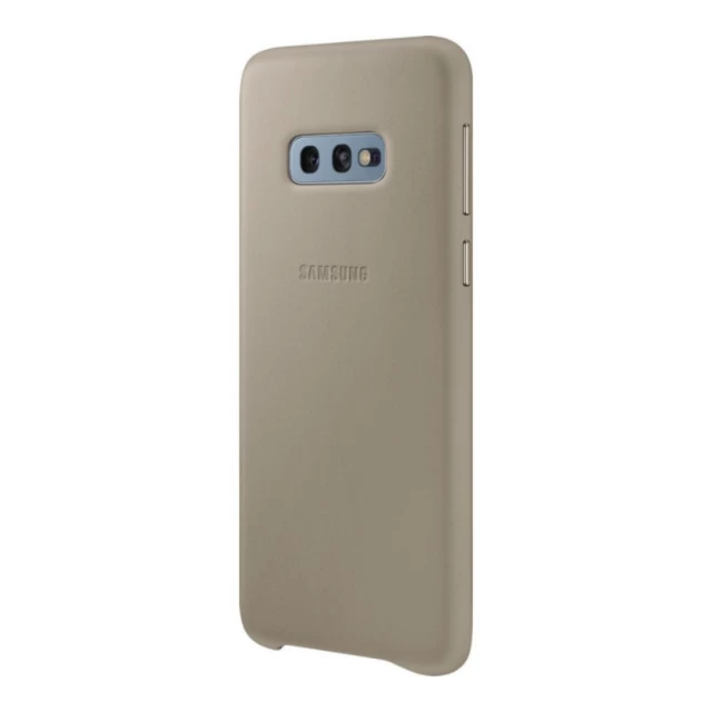 Чехол Samsung Leather Cover Gray для Galaxy S10e (G970) (EF-VG970LJEGRU)