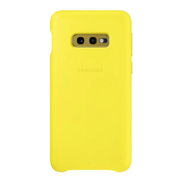 Чехол Samsung Leather Cover Yellow для Galaxy S10e (G970) (EF-VG970LYEGRU)