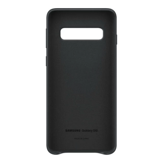 Чохол Samsung Leather Cover Black для Galaxy S10 (G973) (EF-VG973LBEGRU)