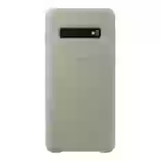 Чохол Samsung Leather Cover Gray для Galaxy S10 (G973) (EF-VG973LJEGRU)