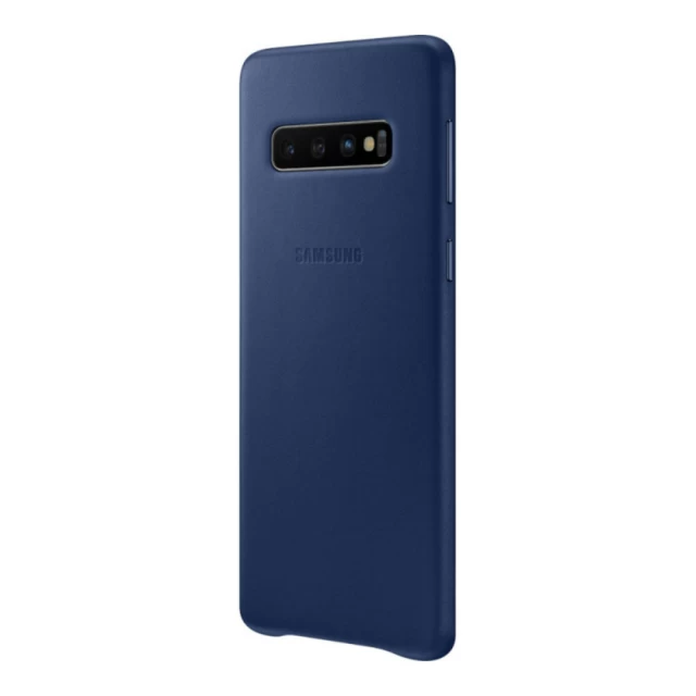 Чехол Samsung Leather Cover Navy для Galaxy S10 (G973) (EF-VG973LNEGRU)