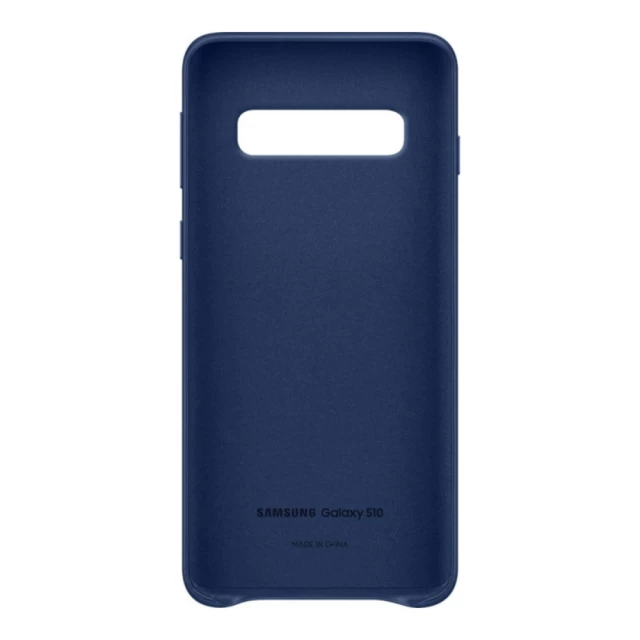 Чехол Samsung Leather Cover Navy для Galaxy S10 (G973) (EF-VG973LNEGRU)