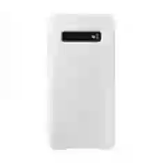 Чехол Samsung Leather Cover White для Galaxy S10 (G973) (EF-VG973LWEGRU)