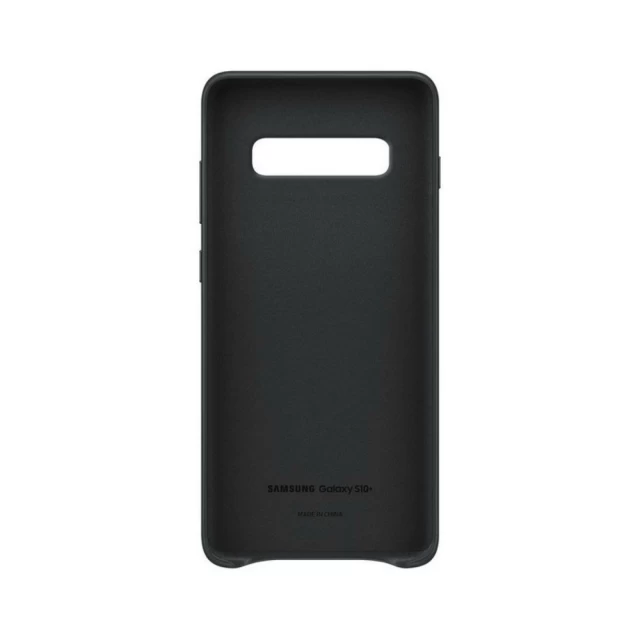 Чехол Samsung Leather Cover Black для Galaxy S10 Plus (G975) (EF-VG975LBEGRU)
