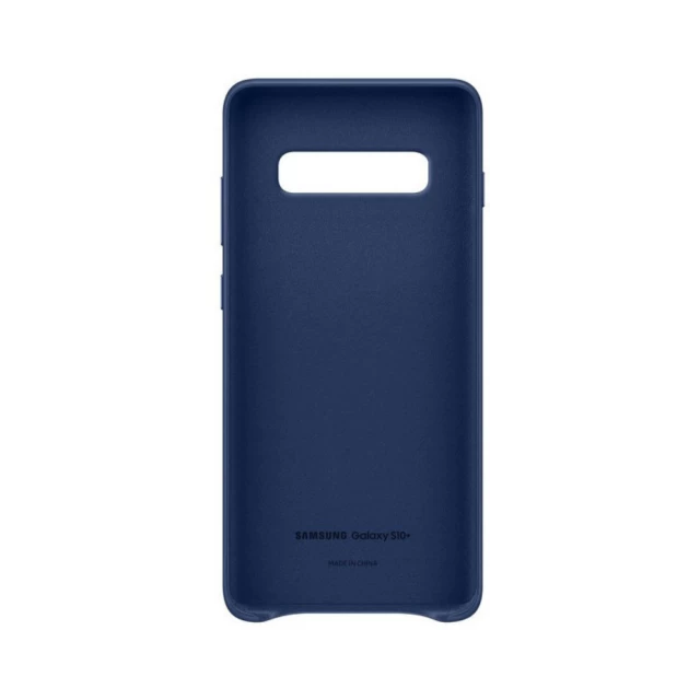 Чохол Samsung Leather Cover Navy для Galaxy S10 Plus (G975) (EF-VG975LNEGRU)