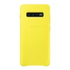 Чохол Samsung Leather Cover Yellow для Galaxy S10 Plus (G975) (EF-VG975LYEGRU)