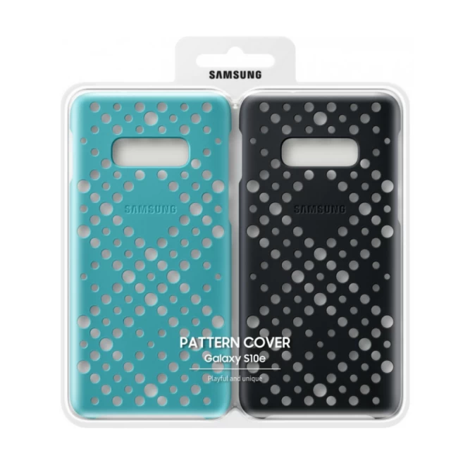 Чохол Samsung Pattern Cover Black&Green для Galaxy S10e (G970) (EF-XG970CBEGRU)