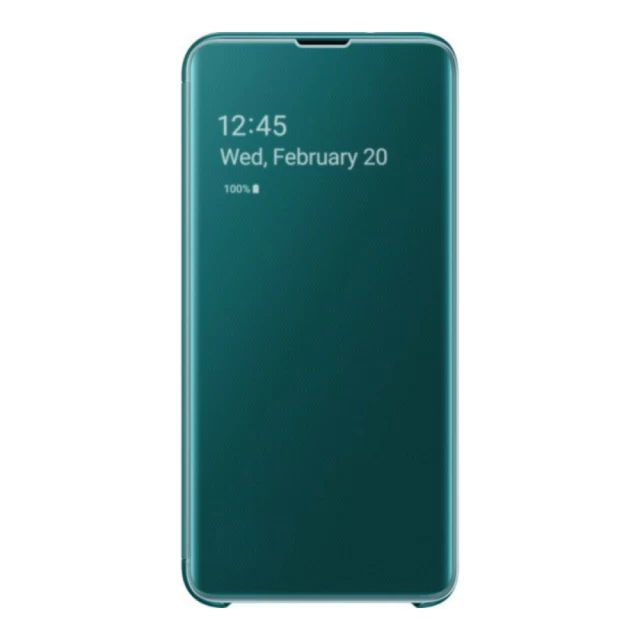 Чохол Samsung Clear View Cover Green для Galaxy S10e (G970) (EF-ZG970CGEGRU)