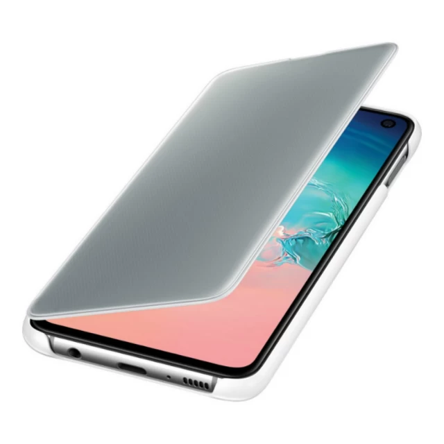 Чехол Samsung Clear View Cover White для Galaxy S10e (G970) (EF-ZG970CWEGRU)