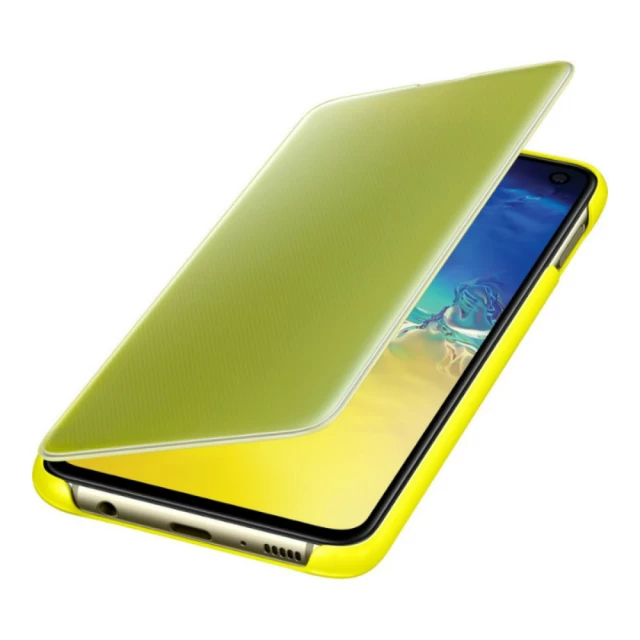 Чехол Samsung Clear View Cover Yellow для Galaxy S10e (G970) (EF-ZG970CYEGRU)