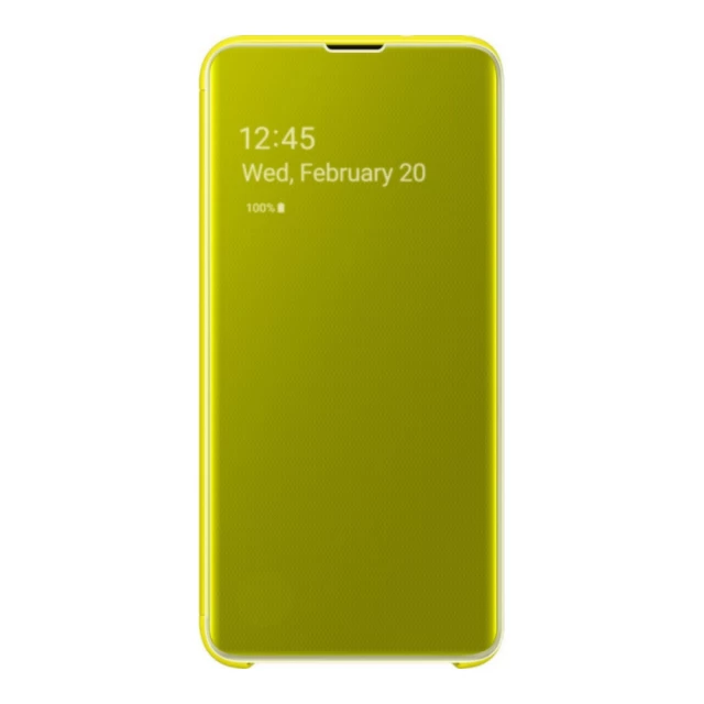 Чехол Samsung Clear View Cover Yellow для Galaxy S10e (G970) (EF-ZG970CYEGRU)