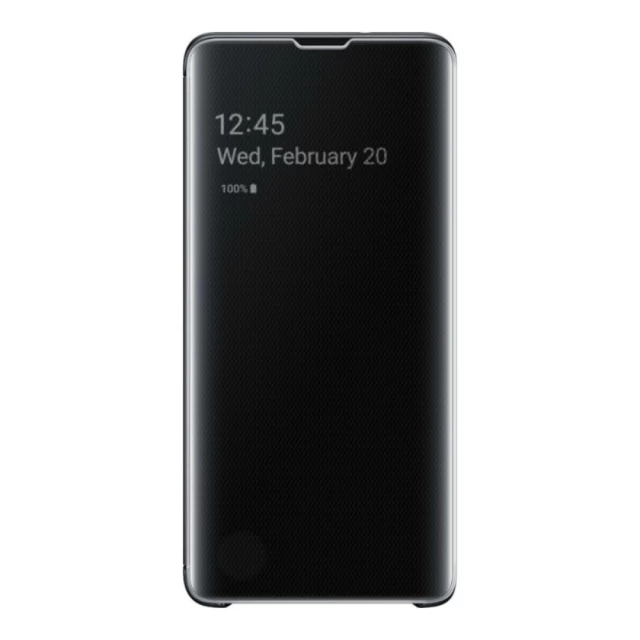 Чехол Samsung Clear View Cover Black для Galaxy S10 (G973) (EF-ZG973CBEGRU)
