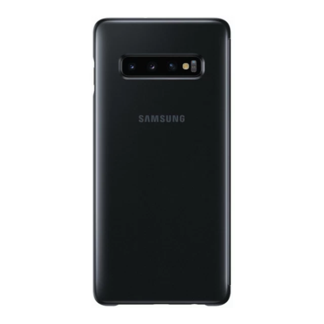 Чехол Samsung Clear View Cover Black для Galaxy S10 Plus (G975) (EF-ZG975CBEGRU)