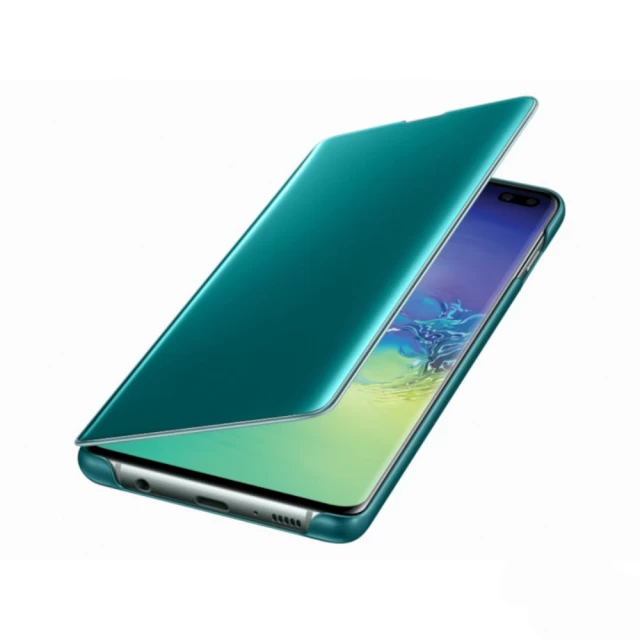 Чехол Samsung Clear View Cover Green для Galaxy S10 Plus (G975) (EF-ZG975CGEGRU)