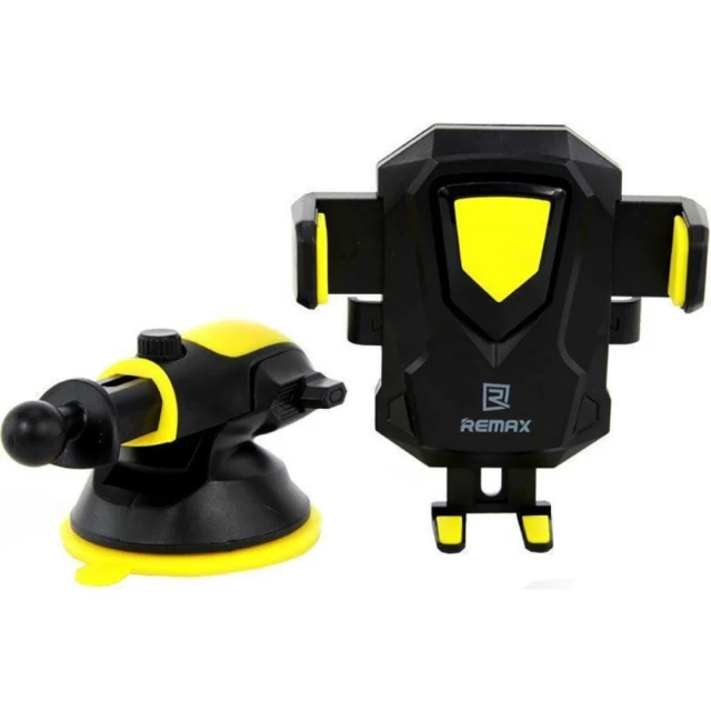 Автодержатель Remax Transformer Holder Black/Yellow (RM-C26-BLACK+YELLOW)