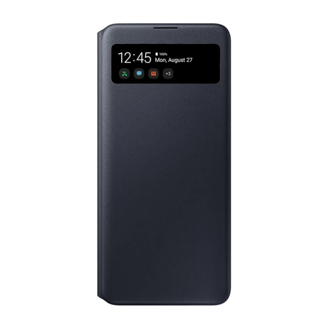 Чехол Samsung S View Wallet Cover для Galaxy A71 (A715F) Black (EF-EA715PBEGRU)