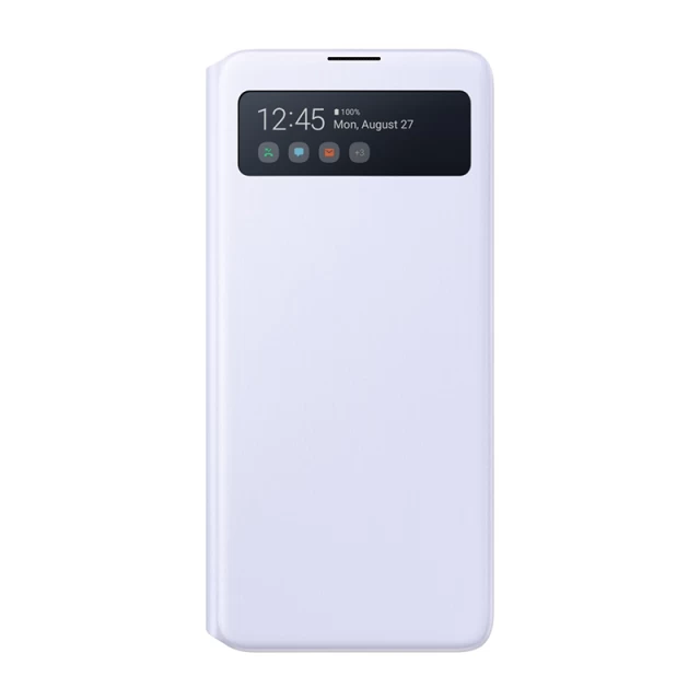 Чехол Samsung S View Wallet Cover для Note 10 Lite (N770) White (EF-EN770PWEGRU)