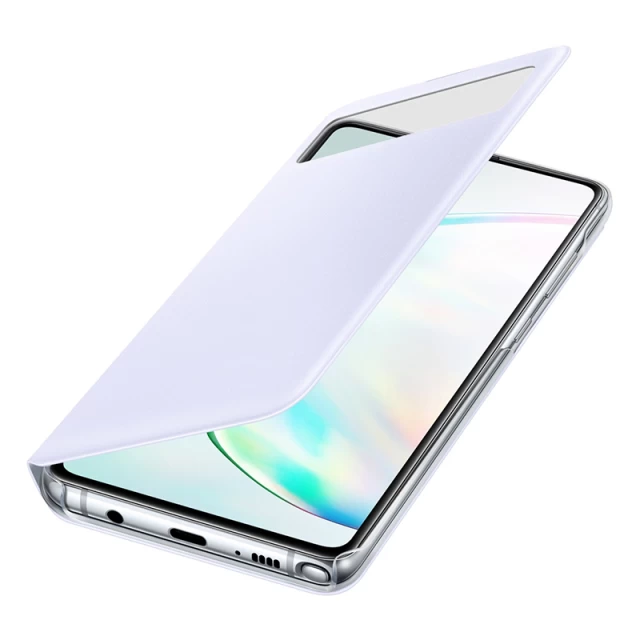 Чехол Samsung S View Wallet Cover для Note 10 Lite (N770) White (EF-EN770PWEGRU)
