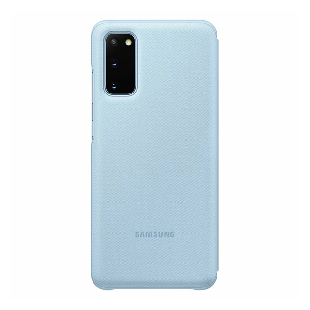 Чохол Samsung LED View Cover для Galaxy S20 (G980) Sky Blue (EF-NG980PLEGRU)