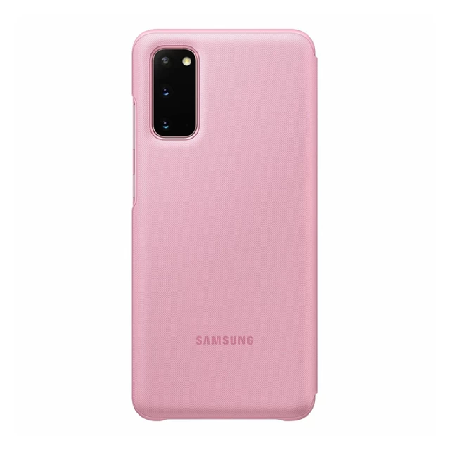 Чохол Samsung LED View Cover для Galaxy S20 (G980) Pink (EF-NG980PPEGRU)