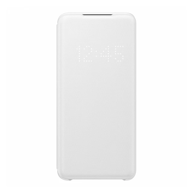 Чехол Samsung LED View Cover для Galaxy S20 (G980) White (EF-NG980PWEGRU)
