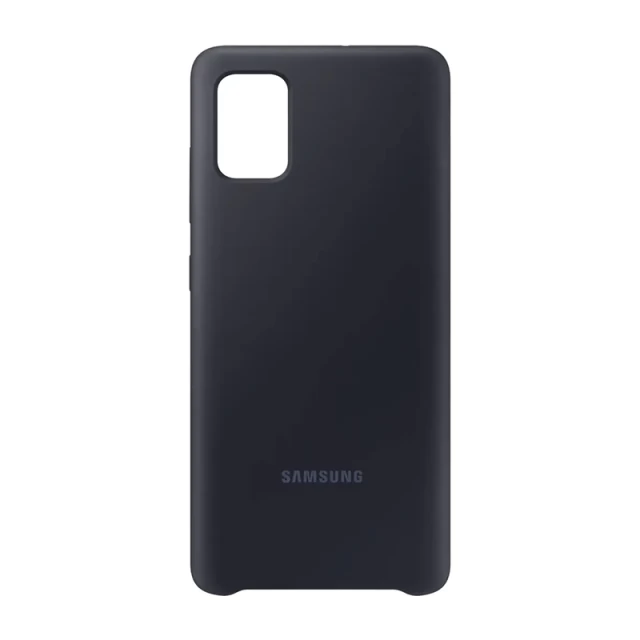 Чохол Samsung Silicone Cover для Galaxy A51 (A515F) Black (EF-PA515TBEGRU)